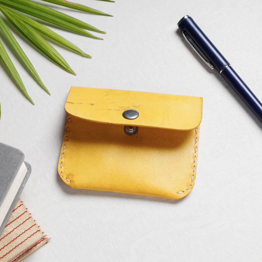  Handcrafted Kutch Leather Small Card Holder 