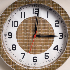  Handcrafted Madur Grass Wall Clock of Midnapur 