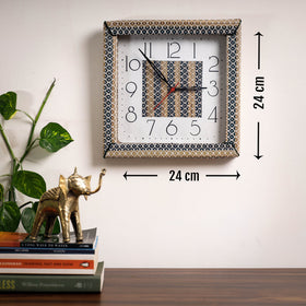  Handcrafted Madur Grass Wall Clock of Midnapur 