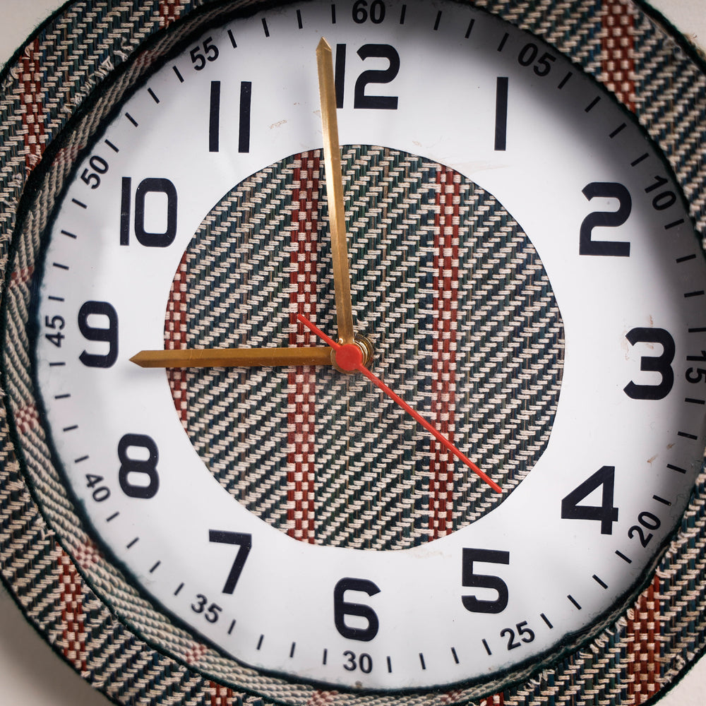  Handcrafted Madur Grass Wall Clock of Midnapur 