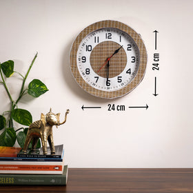  Handcrafted Madur Grass Wall Clock of Midnapur 
