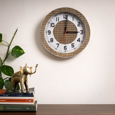  Handcrafted Madur Grass Wall Clock of Midnapur 
