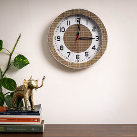  Handcrafted Madur Grass Wall Clock of Midnapur 
