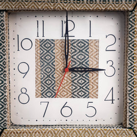  Handcrafted Madur Grass Wall Clock of Midnapur 