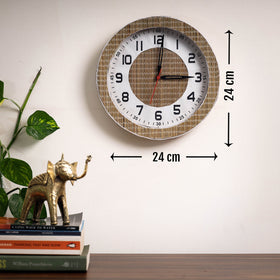  Handcrafted Madur Grass Wall Clock of Midnapur 
