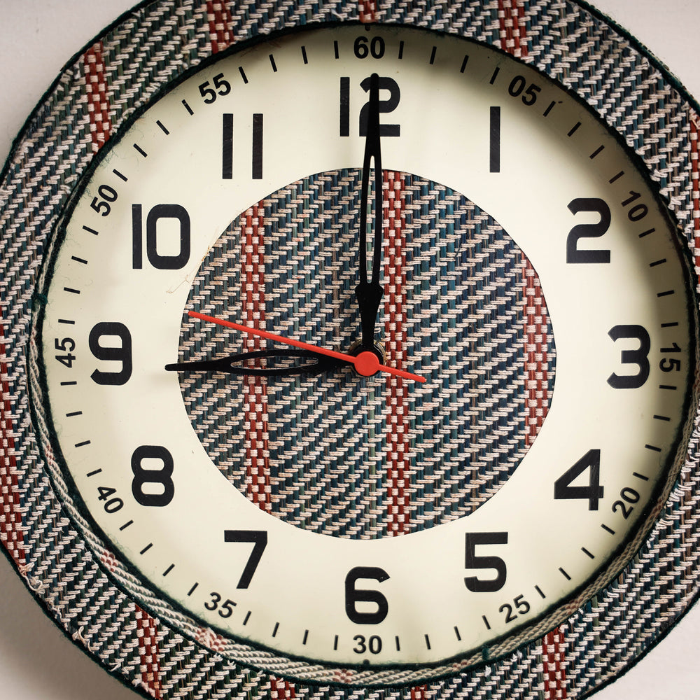  Handcrafted Madur Grass Wall Clock of Midnapur 