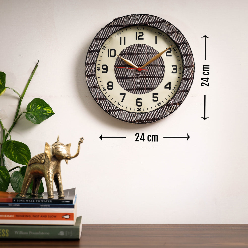 Madur Grass Wall Clock of Midnapur 