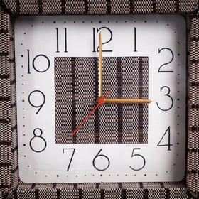  Handcrafted Madur Grass Wall Clock of Midnapur 