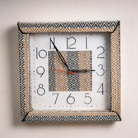  Handcrafted Madur Grass Wall Clock of Midnapur 