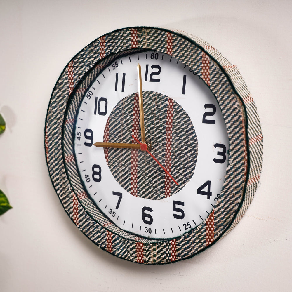  Handcrafted Madur Grass Wall Clock of Midnapur 