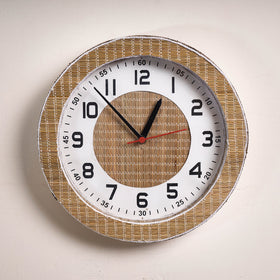  Handcrafted Madur Grass Wall Clock of Midnapur 
