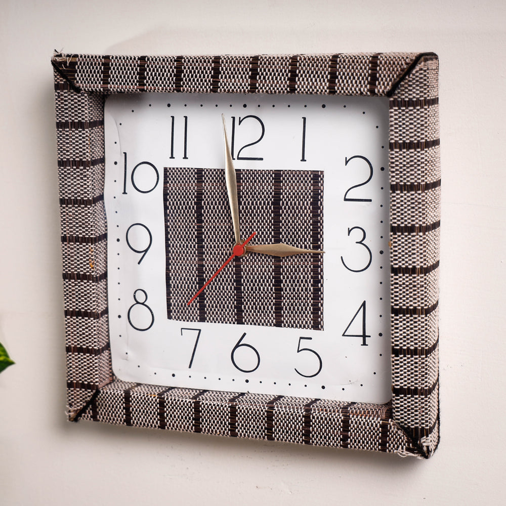  Handcrafted Madur Grass Wall Clock of Midnapur 