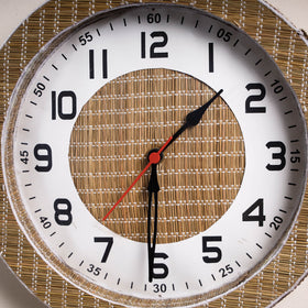  Handcrafted Madur Grass Wall Clock of Midnapur 