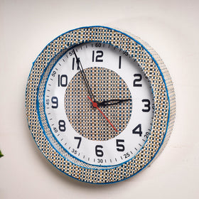  Handcrafted Madur Grass Wall Clock of Midnapur 