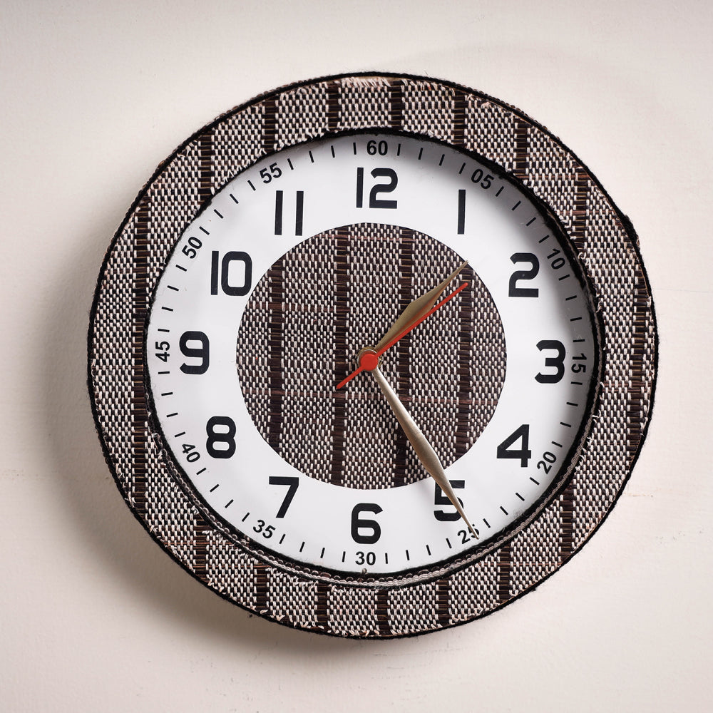  Handcrafted Madur Grass Wall Clock of Midnapur 