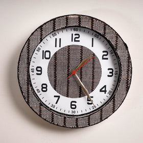  Handcrafted Madur Grass Wall Clock of Midnapur 