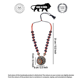 Buy Handcrafted Majestic Floral Elegance Necklace