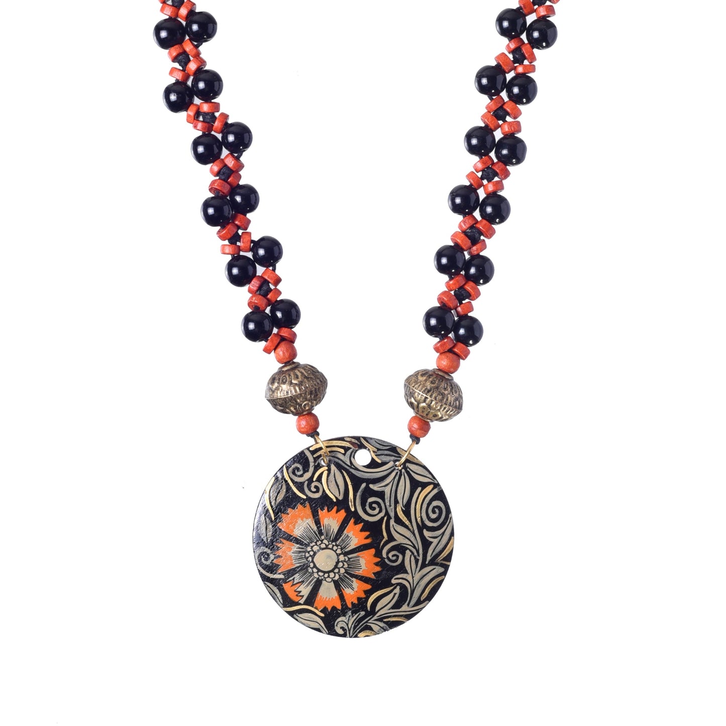 Buy Handcrafted Majestic Floral Elegance Necklace