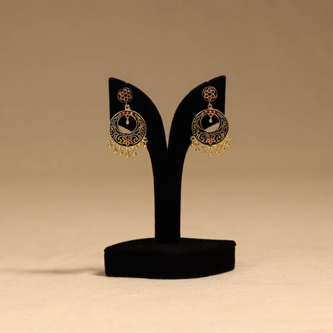 Handcrafted paka meenakari earrings 139
