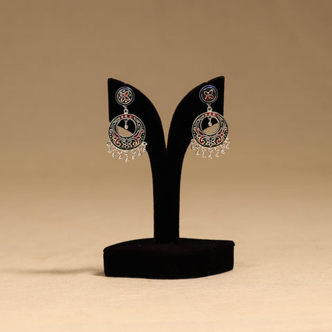 Handcrafted paka meenakari earrings 140