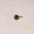 Handcrafted Paka Meenakari Nose Clip-on by Madhumoy Mukherjee