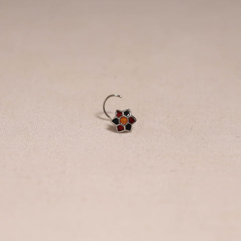 Handcrafted paka meenakari nosepin 170