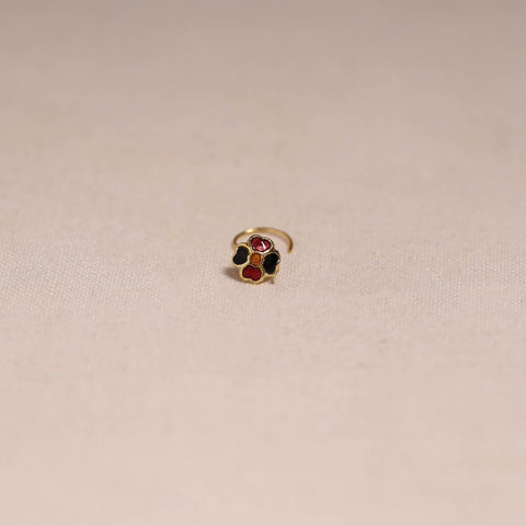 Handcrafted paka meenakari nosepin 182