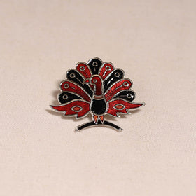 Handcrafted paka meenakari saree pin 226