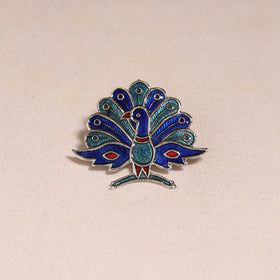 Handcrafted paka meenakari saree pin 227