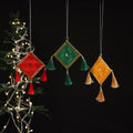 Handcrafted patang bamboo hanging for decor (set of 3) 32