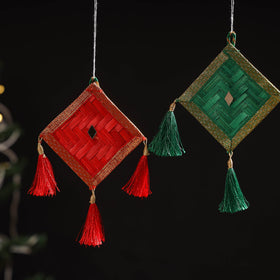 Handcrafted patang bamboo hanging for decor (set of 3) 32