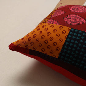 Handcrafted patchwork cushion cover 06