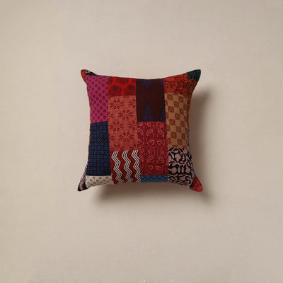 Handcrafted patchwork cushion cover 08