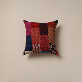 Handcrafted patchwork cushion cover 08