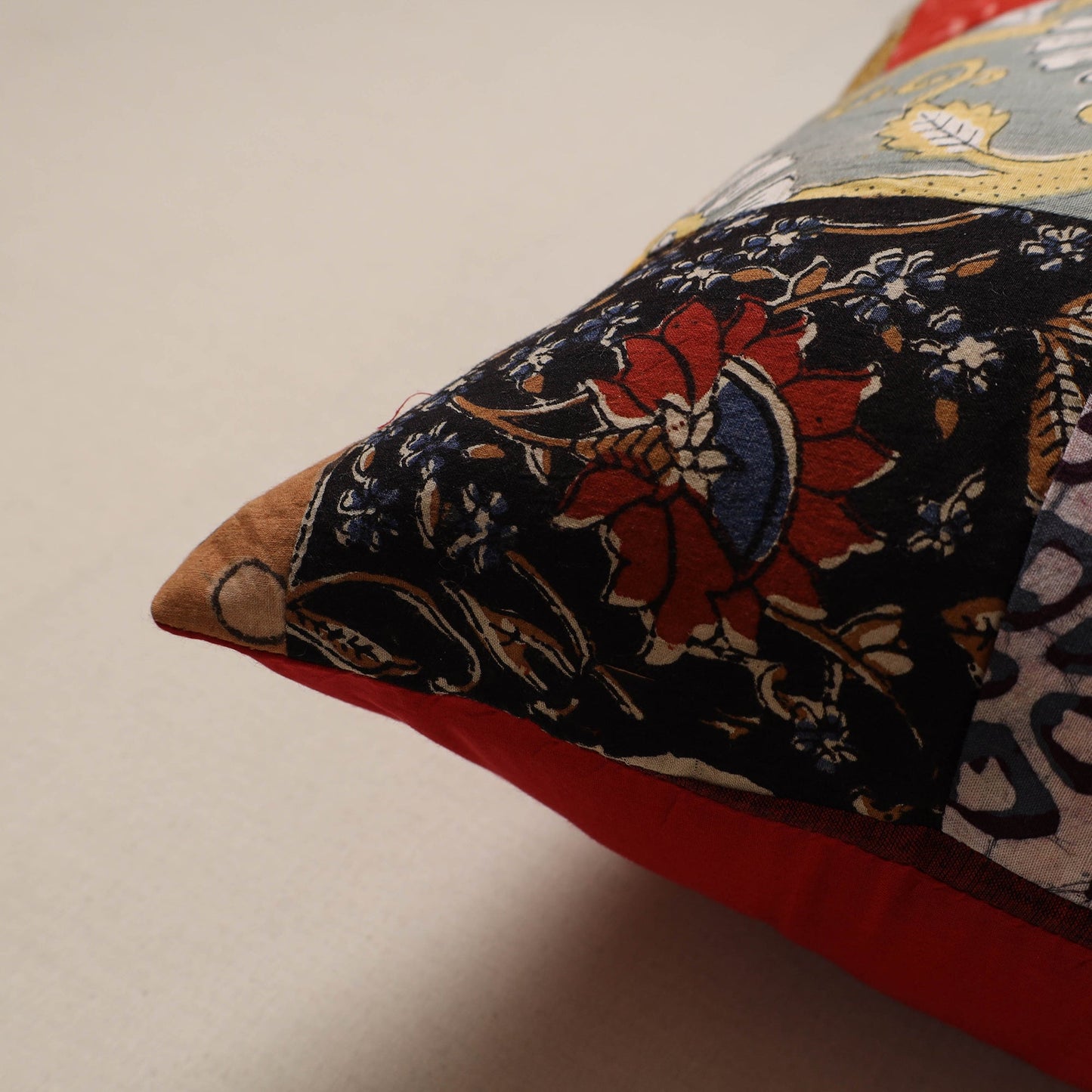 Handcrafted patchwork cushion cover 100