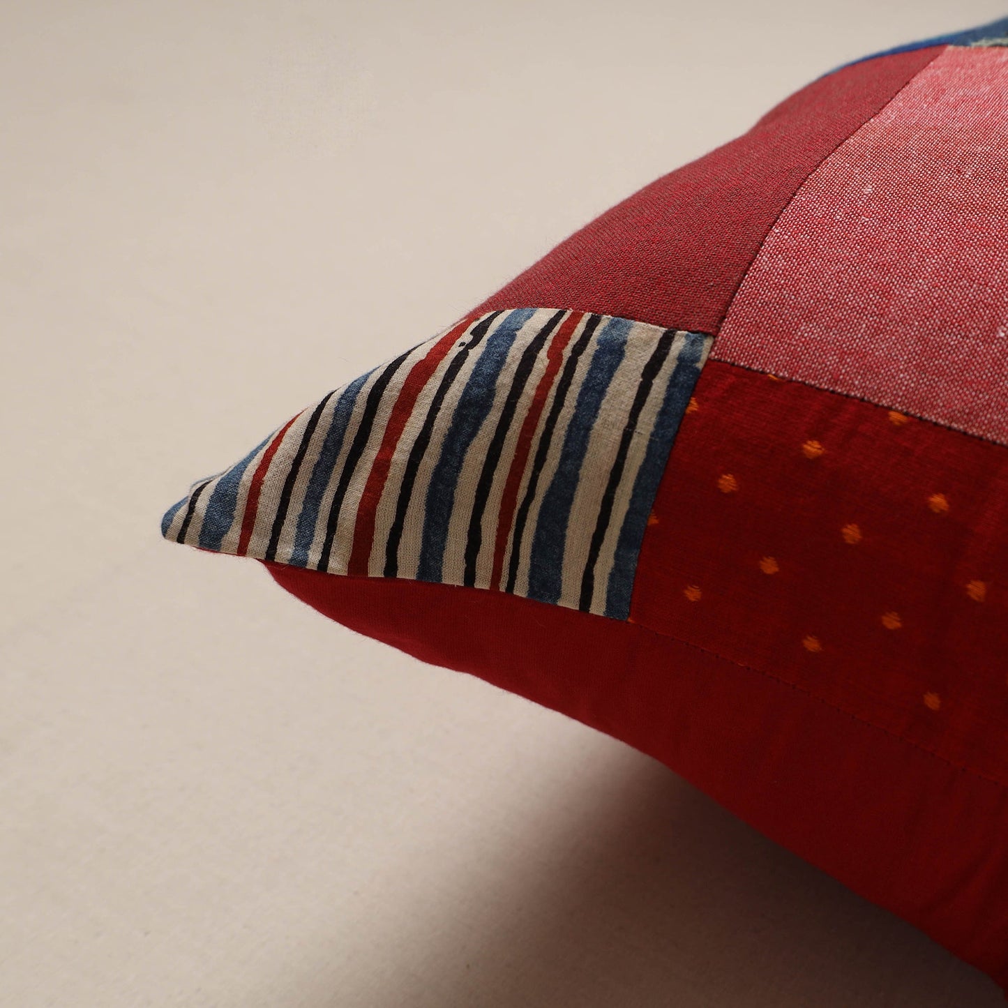 Handcrafted patchwork cushion cover 102