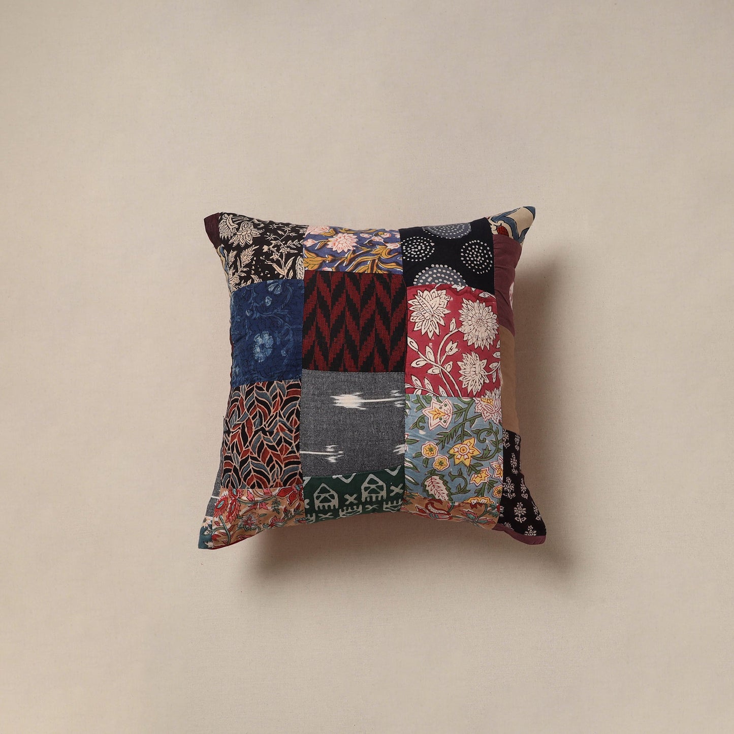 Handcrafted patchwork cushion cover 103