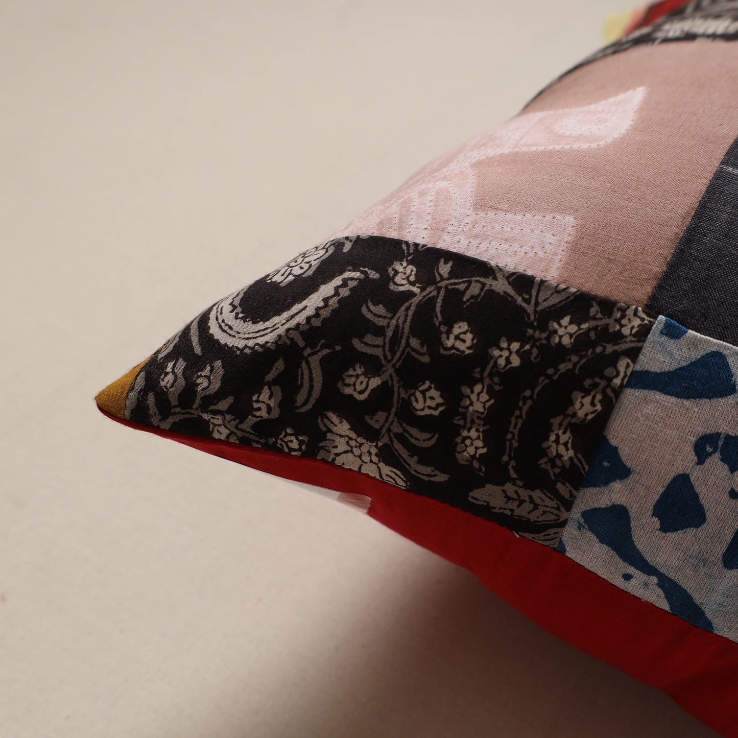 Handcrafted patchwork cushion cover 106