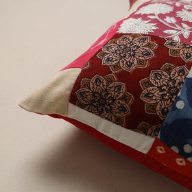 Handcrafted patchwork cushion cover 11