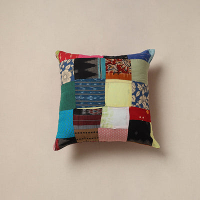Handcrafted patchwork cushion cover 112