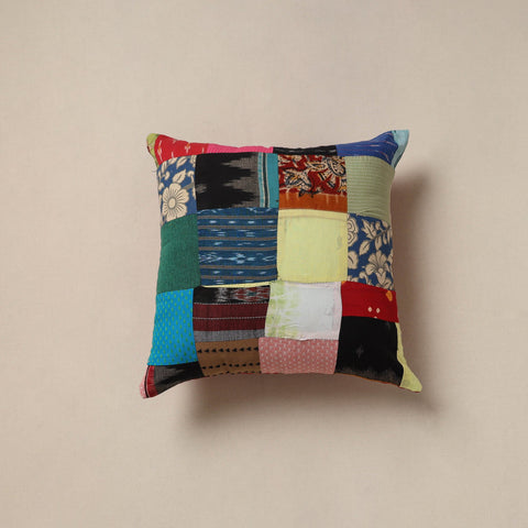 Handcrafted patchwork cushion cover 112