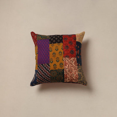 Handcrafted patchwork cushion cover 115