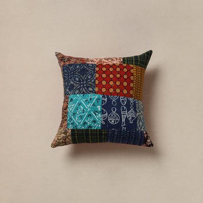 Handcrafted patchwork cushion cover 116