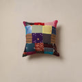 Handcrafted patchwork cushion cover 12