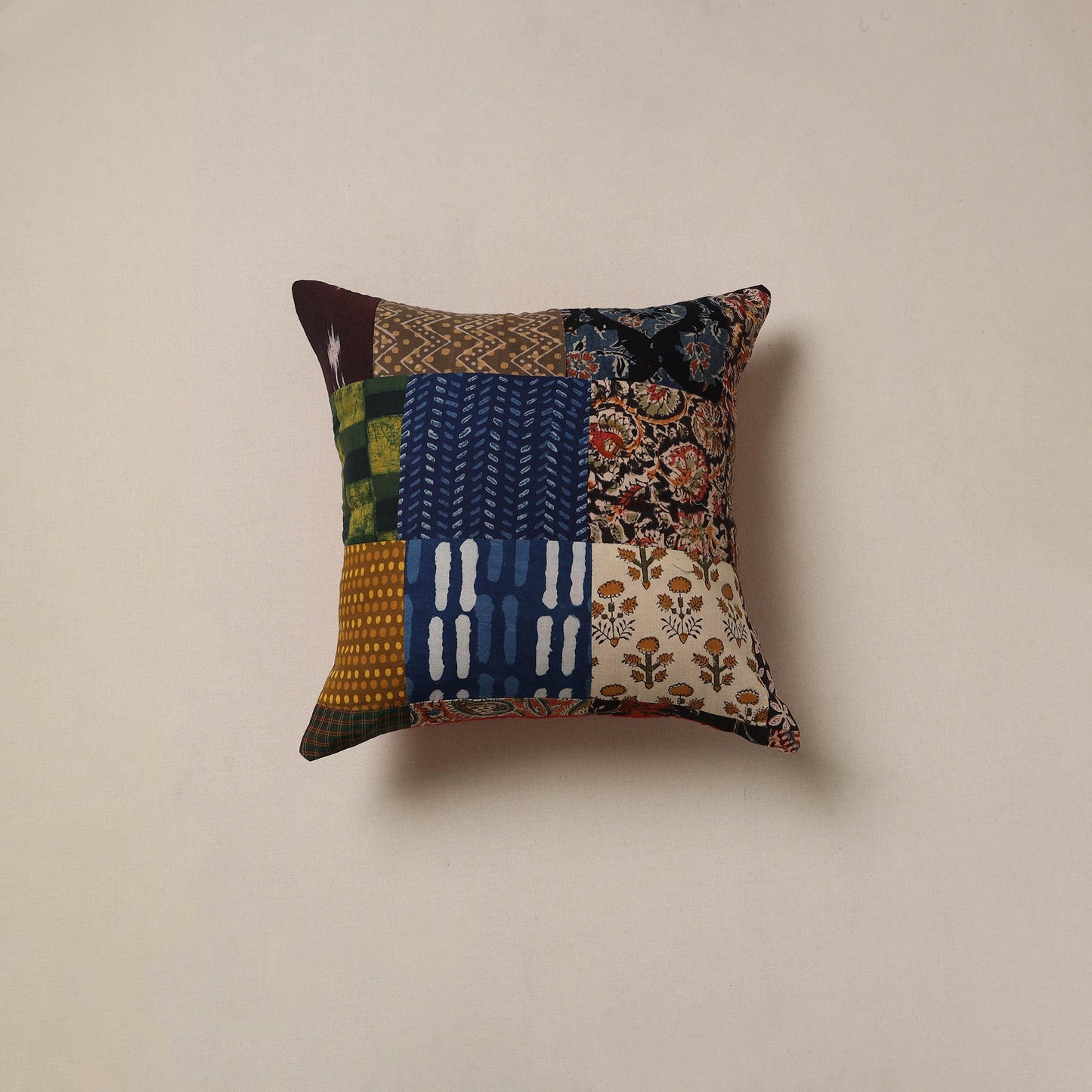 Handcrafted patchwork cushion cover 13