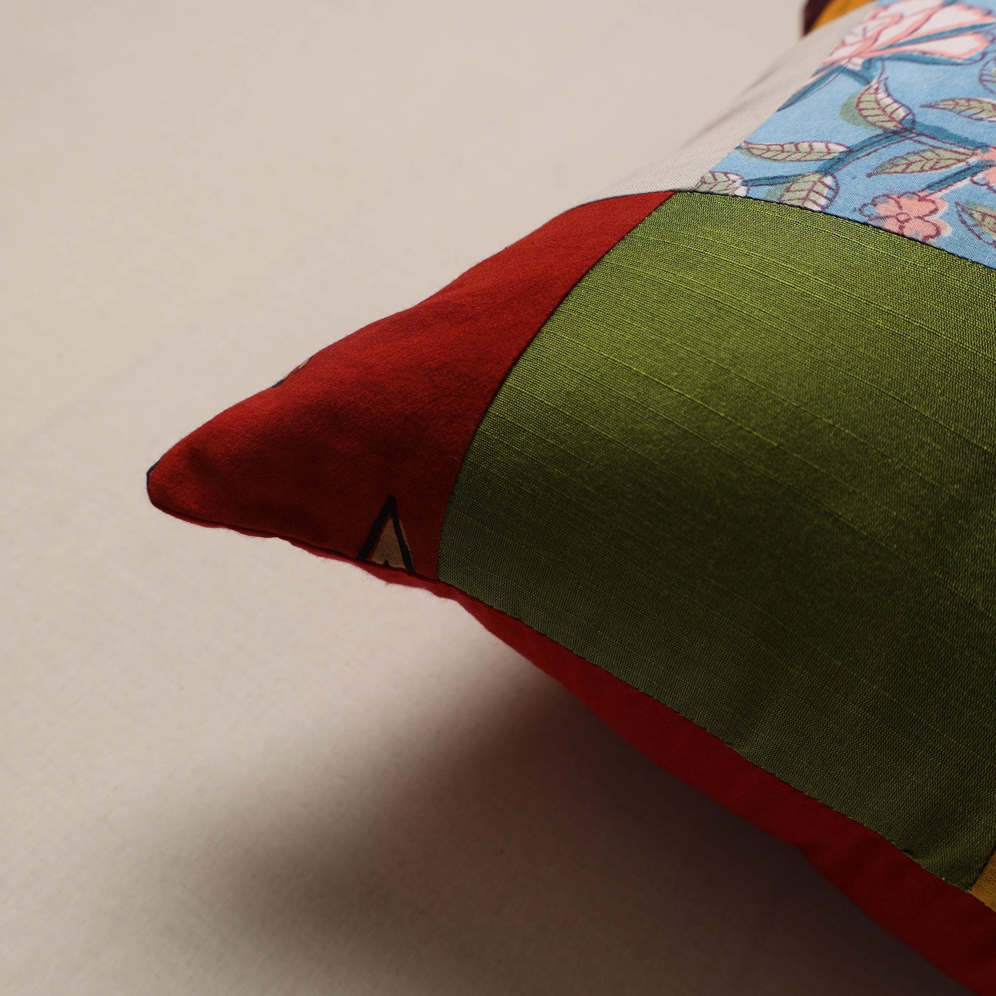 Handcrafted patchwork cushion cover 16