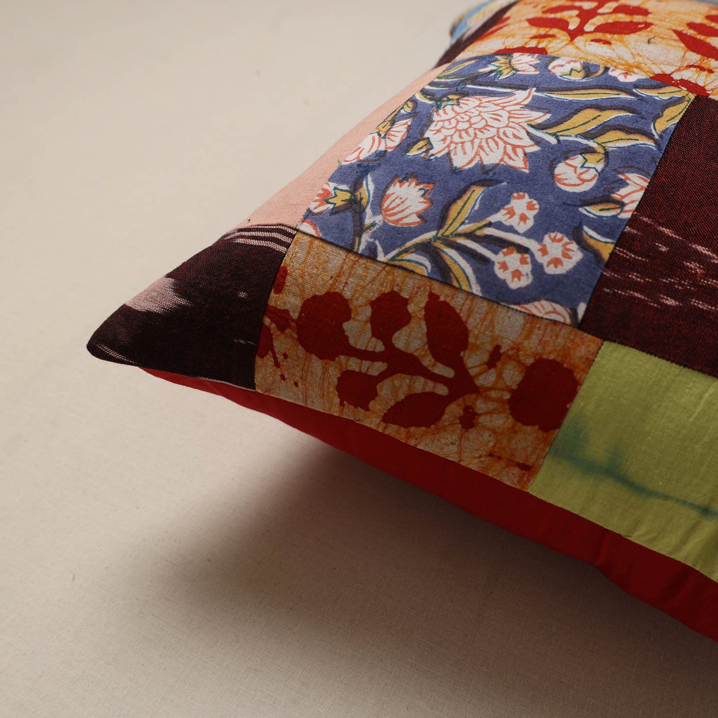 Handcrafted patchwork cushion cover 64