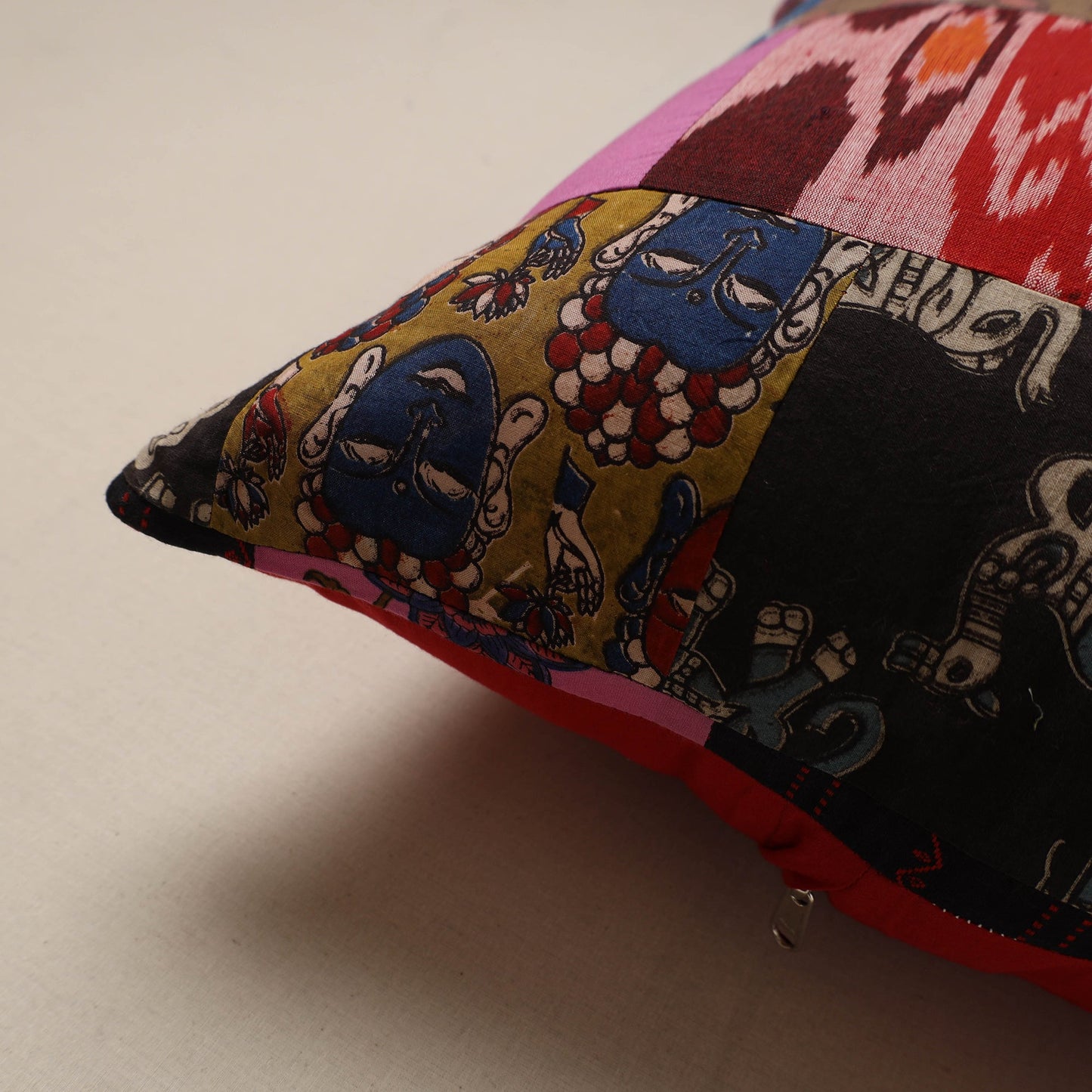 Handcrafted patchwork cushion cover 66