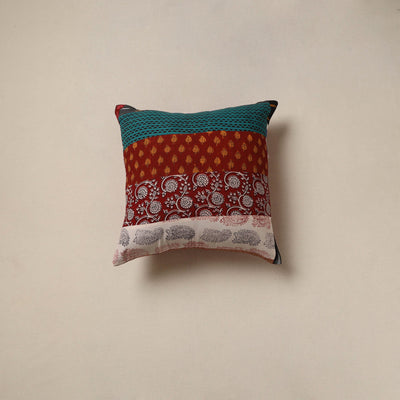 Handcrafted patchwork cushion cover 68
