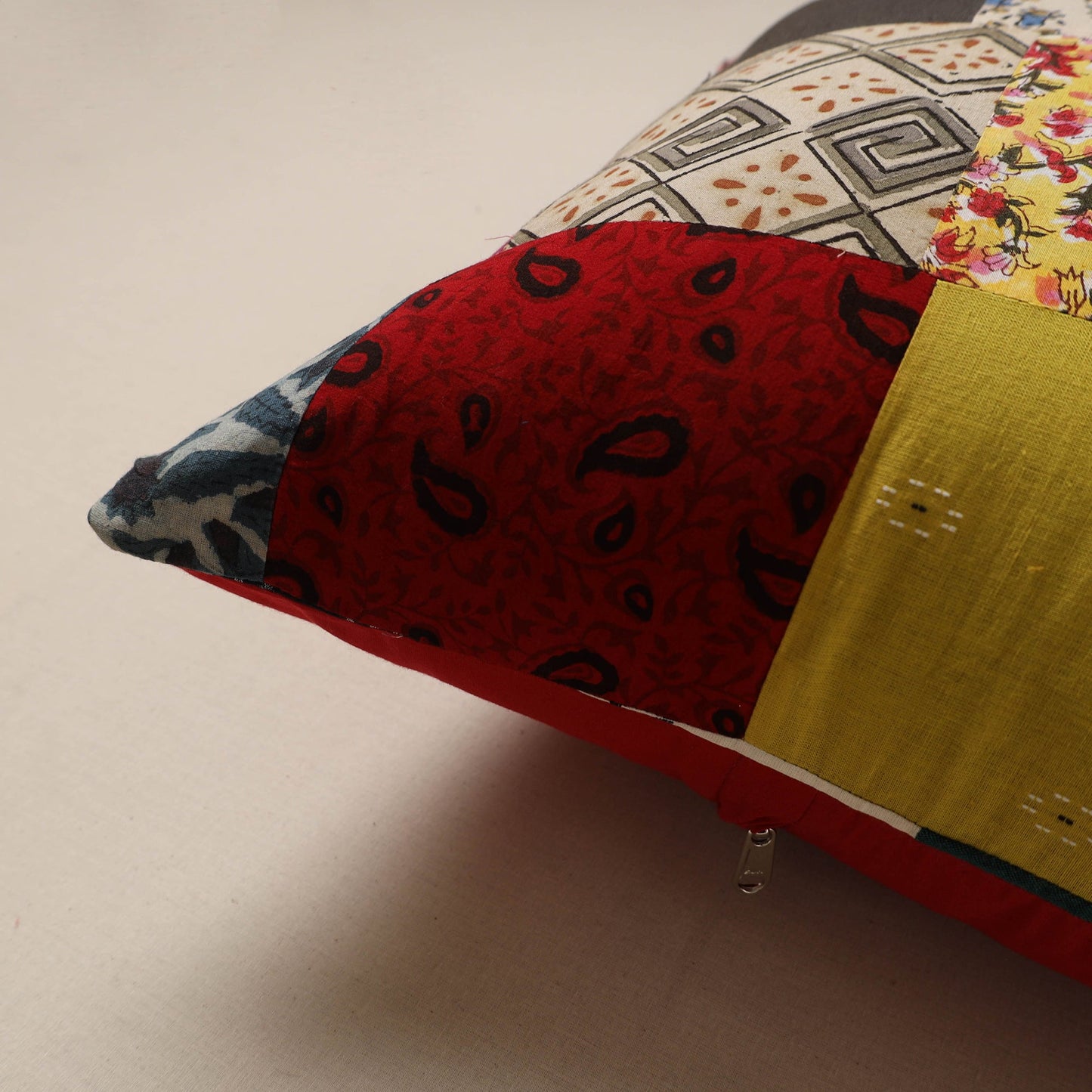 Handcrafted patchwork cushion cover 72